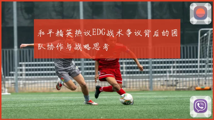 和平精英热议EDG战术争议背后的团队协作与战略思考